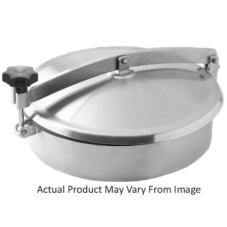 Springer Parts LKDC-400IL (15.75") Round Manway, 316SS, w/2 point hinge RC-400-100-3.0-316-POL-S-2SP